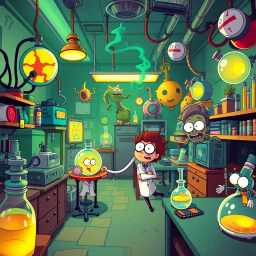 Whose Lab Is It Anyway? - Text-based game