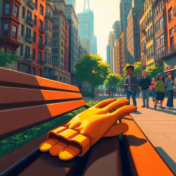 Whose Glove Is This? - Text-based game