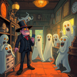 Whose Ghost Is It Anyway? - Text-based game
