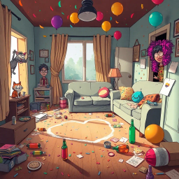 Whose Mess Is This, Anyway? - Text-based game