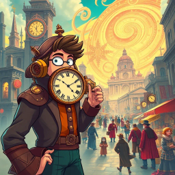 ChronoCaper: Whose Time Is It Anyway? - Text-based game