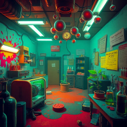 Whose Lab Is It Anyway? - Text-based game