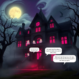 Whose Haunt Is This? - Text-based game