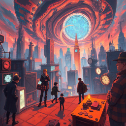ChronoCaper: Whose Time Is It Anyway? - Text-based game