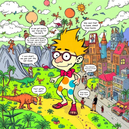 Chronochameleon: Whose Story Is It Anyway? - Text-based game