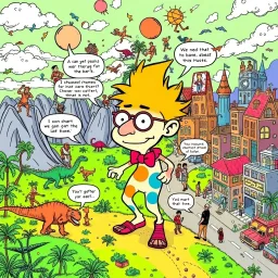 Chronochameleon: Whose Story Is It Anyway? - Text-based game
