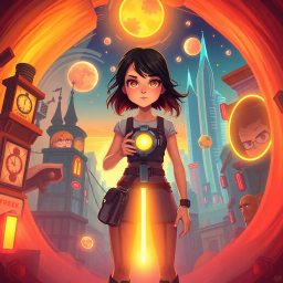 Chrono Chums: Who's There? - Text-based game