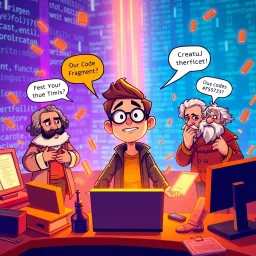 Code Swap Chronicles: Whose Hello Is It, Anyway? - Text-based game