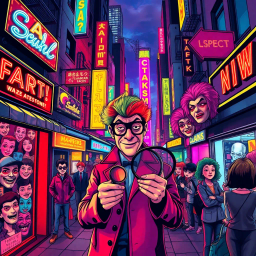 Whose Face Is This Anyway? - Text-based game