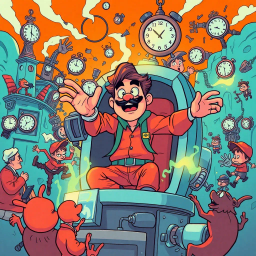 ChronoChaos: Whose Time is It Anyway? - Text-based game
