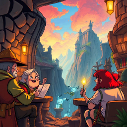 Quest Quagmire: Whose Adventure Is It Anyway? - Text-based game