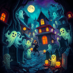 Whose Ghost is It Anyway? - Text-based game