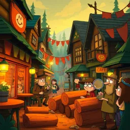 Log Justice: The Great Wood Wars - Text-based game
