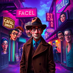 Whose Face Is This Anyway? - Text-based game