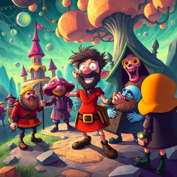 The Great MetaQuest: Whose Adventure Is It Anyway? - Text-based game