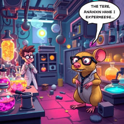 Lab Ruckus: Who's Lab Is It Anyway? - Text-based game