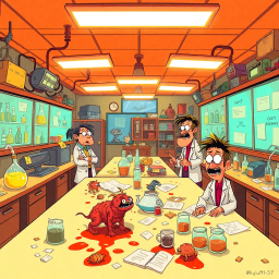 Lab Ruckus: Who's Lab Is It Anyway? - Text-based game