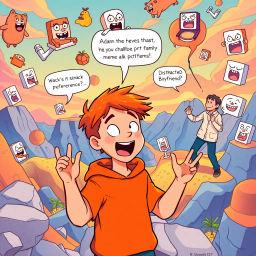 Memeception: Whose Hello Is It Anyway? - Text-based game