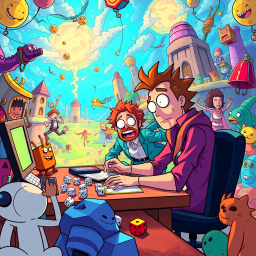 Whose Game Is It Anyway? - Text-based game