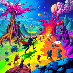 Spectrum Wars: Whose Dimension Is It Anyway? - Text-based game