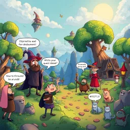 Chronicles of the Clueless: Whose Quest is it Anyway? - Text-based game