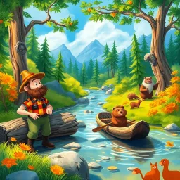 Logjam Chronicles: Whose Logs Are These, Anyway? - Text-based game
