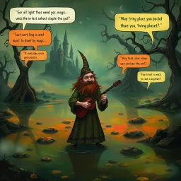 Quagmire's Quest: Whose Adventure Is It Anyway? - Text-based game