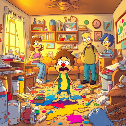 Whose Mess Is It Anyway? - Text-based game