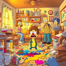 Whose Mess Is It Anyway? - Text-based game