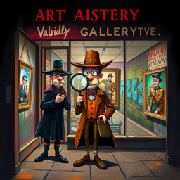 Whose Art Is It Anyway? - Text-based game