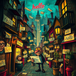 Whose Hellos Are These Anyway? - Text-based game