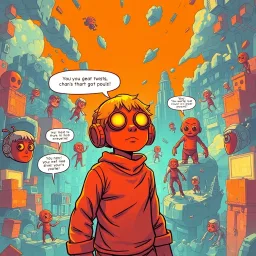 Metamayhem: Whose Adventure Is It Anyway? - Text-based game