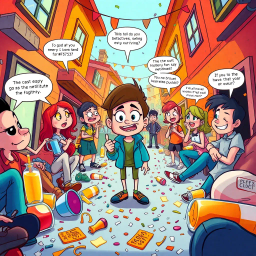 Whose Mess Is It Anyway? - Text-based game