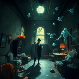 Whose Haunt is This? - Text-based game