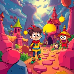 Quagmire Quest: Whose Adventure Is It Anyway? - Text-based game