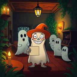 Whose Haunt Is This? - Text-based game