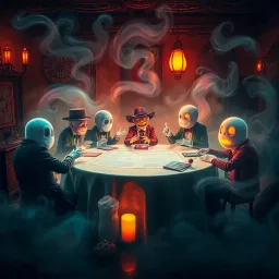 Spectral Contracts: Ghostly Negotiations - Text-based game