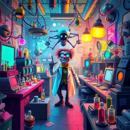 Whose Lab Is It Anyway? - Text-based game