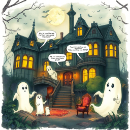 Whose Ghost is It Anyway? - Text-based game