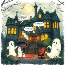 Whose Ghost is It Anyway? - Text-based game