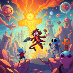 Spectrum Wars: Which Dimension Is It, Anyway? - Text-based game