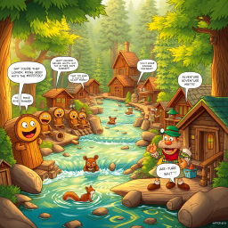 Logjam Chronicles: Whose Logs Are These, Anyway? - Text-based game