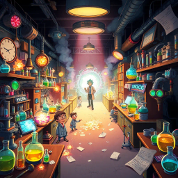 Whose Lab Is It Anyway? - Text-based game