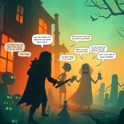 Hello, Whose Ghost Is It Anyway? - Text-based game