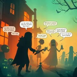 Hello, Whose Ghost Is It Anyway? - Text-based game