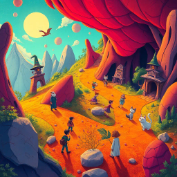 Quest Quagmire: Whose Adventure Is It Anyway? - Text-based game
