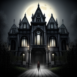 Secrets of the Moonlit Mansion - Text-based game