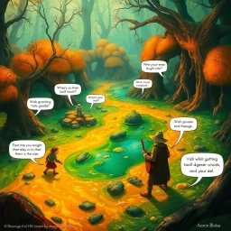 Quagmire Quest: Whose Adventure Is It Anyway? - Text-based game