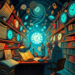 Chronoscribe: Whose Time Is It Anyway? - Text-based game