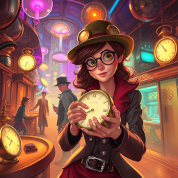 Chrono-Conundrum: Who's Ticking? - Text-based game